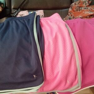 Bundle 3 PairDanskin Now Size XL Navy & Teal ,Pink, Deep Pink Performanc…